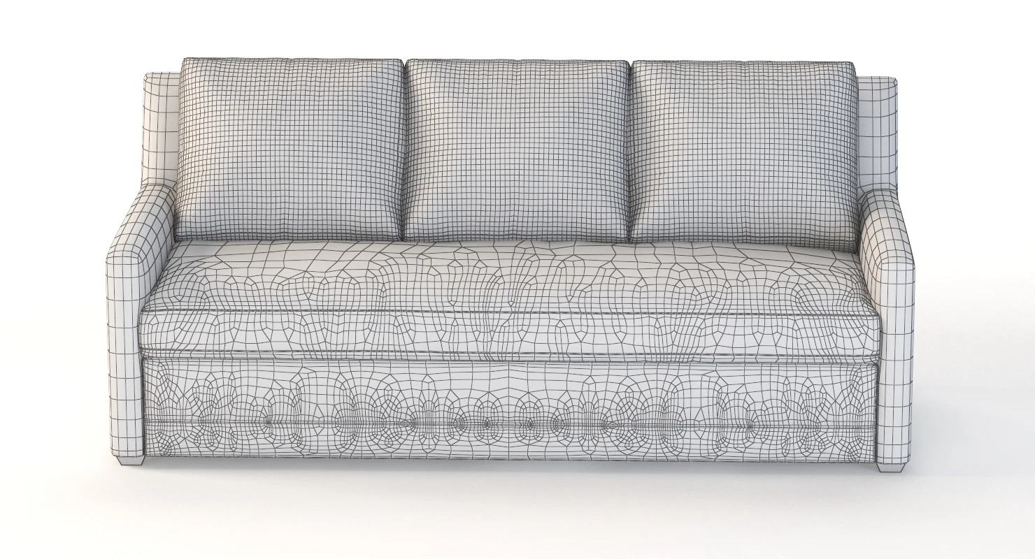 Crate and Barrel Sofa Collection 02 3D Model_06